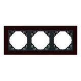 TRIPLE FRAME INTENSE RED/GRAY