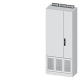 Transformer cabinet safety class 1, IP30 h=1950 w=800 d=400 sheet metal door closed sidewalls The