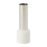 Single insulated sleeve terminal HI 16.0/18-bi white, Al/Cu