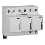 POWERTEC PF 25 kA +H, T1 275, 3+0, plug-in, built-in fuse
