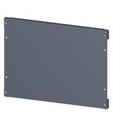 SIVACON, mounting plate, mounting with bracket, H: 400 mm, W: 600 mm, zinc-plated The SIVACON