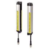 Safety Light Curtain, F3SJ Basic, Type 4, 25mm resolution, range 0.2 to 7.0m, height 625mm, NPN F3SB0107R