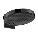 Rainfinity 360 3jet overhead shower, wall-mounted, black