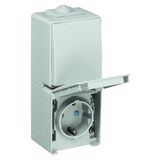 TWO-WAY SWITCH+SAF EARTH SOCK(SKO)DOUB VERTIC