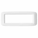 YES MOULDED FR.PLATE 6M. BANQ.WHITE