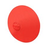 Palm push-button Ø 90, big dome, pull release, red