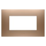 EGO PLATE - IN PAINTED TECHNOPOLYMER - 4 MODULES - SOFT COPPER - CHORUSMART