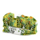 PT 16-TWIN N-PE-R-CLM - Protective conductor terminal block