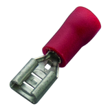 Insulated flat sleeve 0.25–1.5mm² 4.8×0.8mm