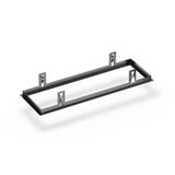 Recessed frame L 650 B 214 H 2 HEL 94 colour: black