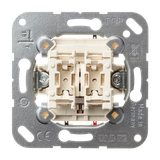 2-gang blind switch insert, 1-pole push 539VU