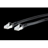 Patch cord Cat.6A AWG 26 0.7 m black