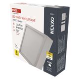LED surface luminaire NEXXO, square, white, 12.5W, with change CCT