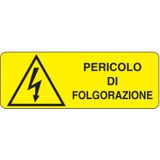 Adhesive for recta. danger sign - 350 x 125 mm