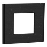 Unica Déco Signature - Recycled Finish Plate - Shaded Black - 1P