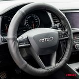 Steering wheel cover Natural Leather M 37-39 cm