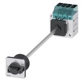 Switch disconnector 3LD3, Iu 63 A main control switch 3-pole + N
