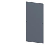 SIVACON, grille, for upgrading from IP2X to IP4X, W: 450 mm, zinc-plated