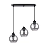 HANGING LAMP ALINO 3 BLACK E27 3X60 IP20