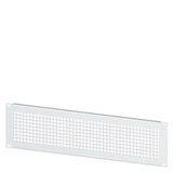 SIVACON, cover for 19 frame, ventilated, 3HU, RAL 7035