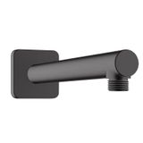 Vernis Shape shower head holder, wall-mounted 24cm, black