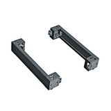 Plinth side parts (pair) D=600 H=100mm stainless steel