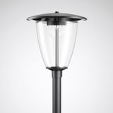 Post-top luminaires Lumantix Pilz (LTX P) CLO (normal) Lens Anthracite ET 32W 3800lm 70 asymmetric wide (AB2L) IP65 IK07 5 SDCM 7167040