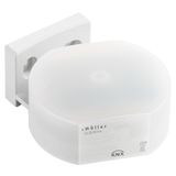 Light/temperature sensor for KNX building automation