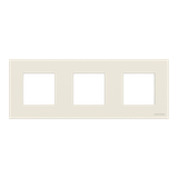 Frame 3-gang / 2+2+2-modules - IP44 - White