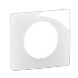 1-GANG WHITE ENAMEL PLAQUE