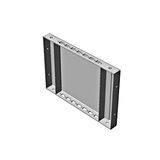 Side panels 300mm, H=200mm, 1pair inclusive Screws