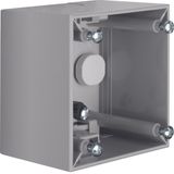 Surface-mounted housing high surface-mounted, Integro Flow, grey gloss