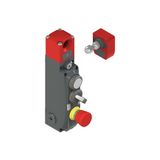 NG series safety switch with lock and integrated control devices, with actuator