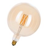 LED Filament G200 Big Billy E27 240V 6W 2200K Gold Dimm