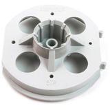 STP 20 GR PVC Counter support, Ø 16 mm, for Concrete installation, grey