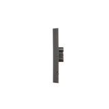 Electronic switch 4-fold, (module), Simon 24, 16A Single-pole 6 A, IP20, black matt