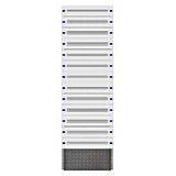 Combination Distributor Modular chassis 640mm 45HU, complete
