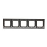Double two-way switch, 10AX, cream white/electro white