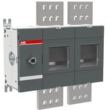 Base mounting 2-pole, front operated disconnector up to 1500Vdc, 2500A