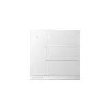 KNX Pushbutton 8-Fold, Metal Satin Platinum