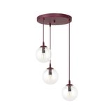 COSMO 3PREM BURGUNDY TRANSPARENT