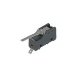 Microswitch with hinge lever