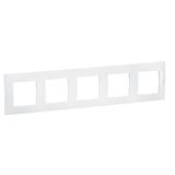 PLAQUE 5 POSTE BLANC