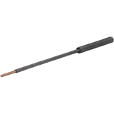 Test plug adapter, copper round conductor insulated 1.8 mm to 4 mm socket, black, CAT II, 24.0162-21