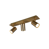 Marley spotlight 3-pc GU10 antique brass