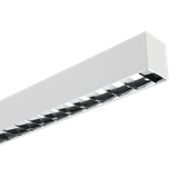 Nile 3 Up/Down Batten 4ft 40W Reflector SCT White DALI