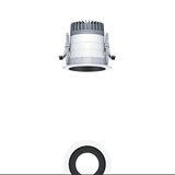 PANOS R R100 2k-930 LDO H BK WH - LED ceiling-recessed luminaire