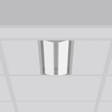 TX-MOVE, 35...68 W, 4900...8750 lm, 840, silver, on/off Recessed proje