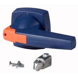 K3DB/P Toggle, 10mm, door installation, blue, padlock