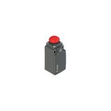 Position switch with mushroom head plunger
